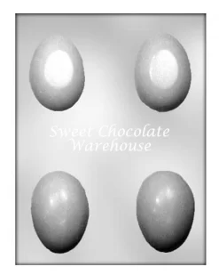 3D Small Egg Chocolate Mould – 5.7 X 7.6 X 2.5cm – BPA-free Plastic