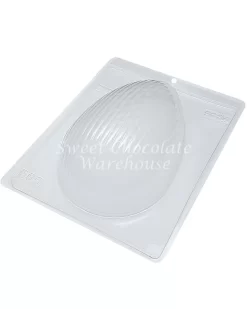 BWB Textured Wave Egg Mould For 500g Egg (3pcs) 18.7cm X 11.7cm