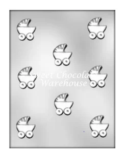 Baby Prams Mould3.8 Cm X 4.4 Cm X 1 Cm – BPA-free Plastic