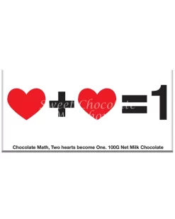 Bloomsberry Chocolate Math Milk Chocolate Bar 100g – Made In Australia