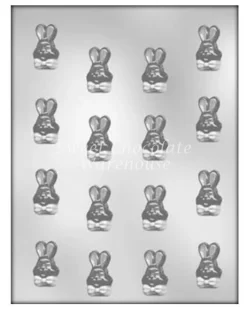 Easter Bunny Face Small Chocolate Mould – 3.8 X 2.5 Cm – 16 Cavities – BPA-free Plastic