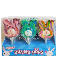 Bunny Lollipops 85g- 18 Per Box