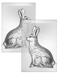 Bunny Sitting 3D X Large Mould -20 Cm X 12.5 Cm– BPA-free Plastic
