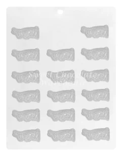 Bunny Upright Mould 4.5x 2.1cm‚ BPA-free Plastic