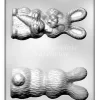 Bunny With Carrot Chocolate Mould – 6.4 Cm X 15.2 Cm X 7 Cm – BPA-free Plastic