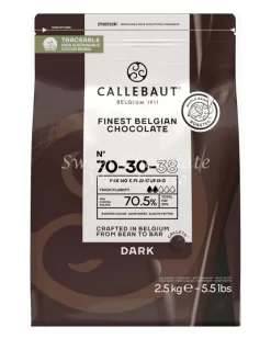 Callebaut Dark Chocolate Belgian Couverture Callets Recipe No 70-30-38 2.5kg – Crafted In Belgium