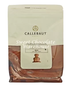 Callebaut Fountain Milk Chocolate Belgian Couverture Callets 2.5 Kg