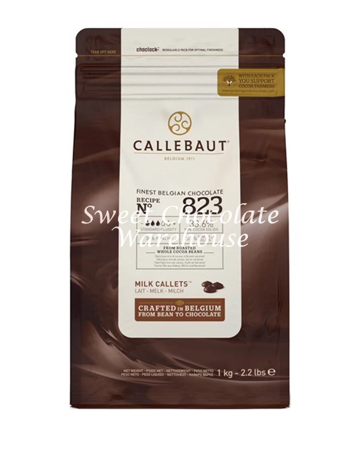 Callebaut Milk Chocolate Belgian Couverture Callets 8231kg – Crafted In Belgium