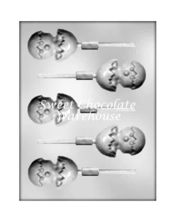 Chick And Egg Lollipop Chocolate Moulds – 4.1 X 6.4 X 1.3 Cm – BPA-free Plastic
