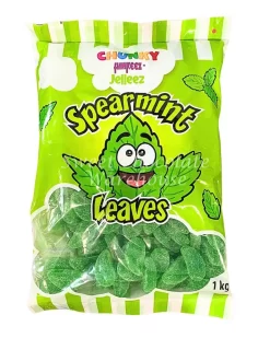 Chunky Funkeez Jelleez Spearmint Leaves 1kg