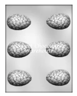 Cracked Egg Chocolate Small Mould Set Of 6 – 6.4 X 4.4x 2cm -BPA-free Plastic