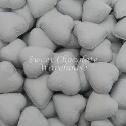 Milk Chocolate Hearts – White 5kg‚ 575 Pieces‚ Made In Australia