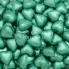 Milk Chocolate Hearts – Light Green 500g– 57 Pieces – Made In Australia