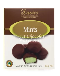 Davies Dark Chocolate Mints 200g – Made In Australia