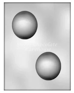 Dessert Dome Ball 3D Chocolate Mould – 7.5cm X 4.5cm – BPA-free Plastic