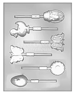 Easter Selection Sucker Chocolate Mould – BPA-free Plastic