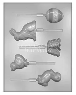 Easter Medley Sucker Chocolate Mould – BPA-free Plastic