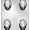 Happy Easter Egg Mould – 7.6 X 5cm – BPA-free Plastic