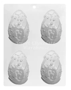 Egg With Bunny Mould 9.2 X 5.8cm‚ BPA-free Plastic