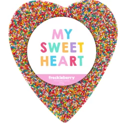 Freckleberry Giant Milk Chocolate My Sweet Heart Freckle 200g – Made In Australia – Gluten Free