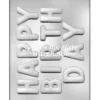 Happy Birthday Mould – 5.1 Cm X 4.1 Cm X 0.3 Cm – BPA-free Plastic