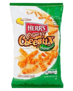 Herrs Crunchy Cheestix Jalapeno 255g