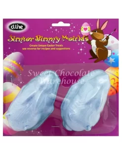 Junior Bunny Moulds – 10cm X 6cm – Blue