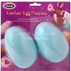 Large Plain Smooth Finish Easter Egg Moulds – 11cm X 7cm – Blue