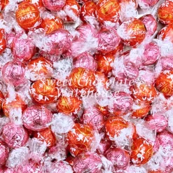 Lindt Lindor Valentines Day Mix Chocolate Balls 1kg – Minimum 80 Pieces