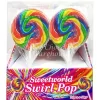 Lollipops – Sweetworld Rainbow Swirly Pops 80g X 24