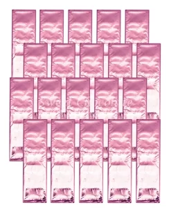 Milk Chocolate Bars 20 Pcs – Pink Foil-Made In Australia 12.5cm X 3.5cm