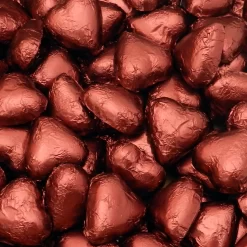 Milk Chocolate Hearts – Burgundy – 500g – 57 Pieces – Made In Australia