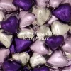 Milk Chocolate Hearts – Purple, Lilac And Silver 5kg – 575 Pieces – Made In Australia