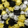 Milk Chocolate Stars – Black, Silver And Gold1kg– 115pieces – Made In Australia
