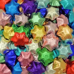 Milk Chocolate Stars- Assorted 1kg, 115 Pieces, Made In Australia