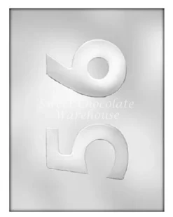 Numbers 5-6 Mould9.5 Cm X 6.4 Cm X 1 Cm – BPA-free Plastic