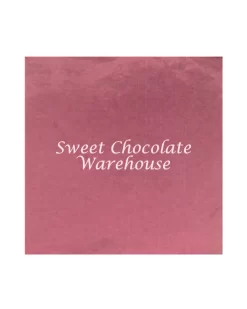 Pink Foil Chocolate Wrappers 10cm X 10cm (125 Per Pack)