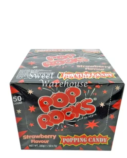 Pop Rocks Popping Candy Strawberry Flavour 7g – 50 Pieces