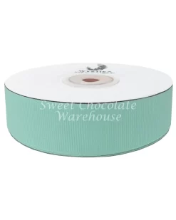 Ribbon Grosgrain Ice Green 25mm X 25mts