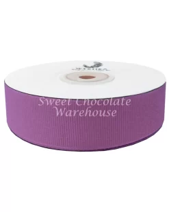 Ribbon Grosgrain Plum 25mm X 25mts