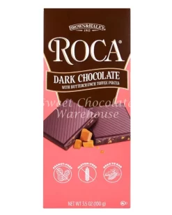 Roca Dark Chocolate With Buttercrunch Toffee Pieces 100g