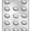 Egg Small Chocolate Mould – 4 X 3 X 1.3cm – 14 Eggs – BPA-free Plastic