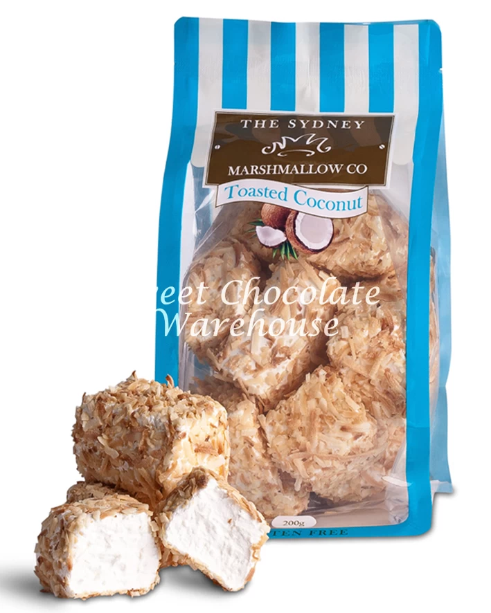 Toasted Coconut Marshmallows 200g- Made In Australia– Gluten Free
