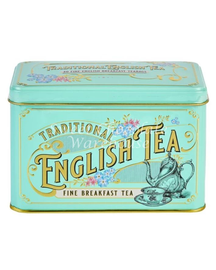Vintage Victorian English Breakfast Tea Tin 80g