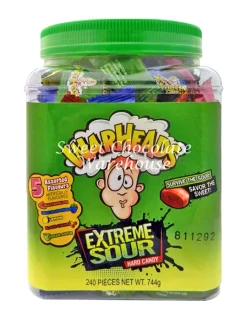 Warheads Sour Candy Tubs240pcs – 744g