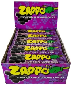 Zappo Sour Grape Flavour Chews 29g X 30 Pcs