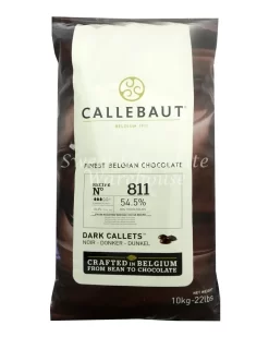 Callebaut Dark Chocolate Belgian Couverture Callets 811 – 10kg – Crafted In Belgium
