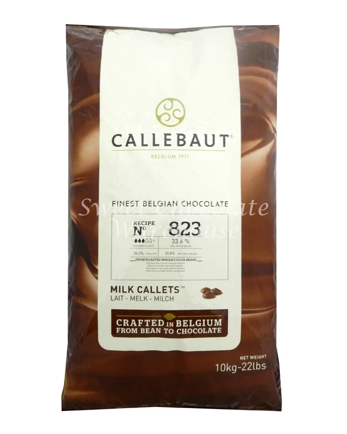 Callebaut Milk Chocolate Belgian Couverture Callets 82310kg β Crafted In Belgium