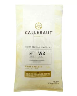 Callebaut White Chocolate Belgian Couverture Callets Recipe No W2 10kg – Crafted In Belgium