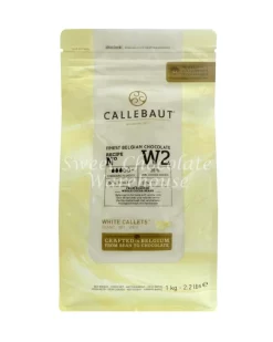 Callebaut White Chocolate Belgian Couverture Callets Recipe No W2 1kg – Crafted In Belgium